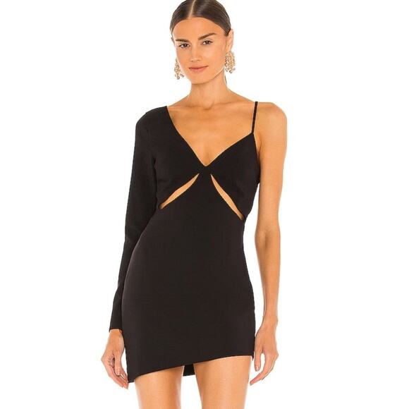 NBD Tobias Mini Dress in Black NWT Size Small - Picture 1 of 3